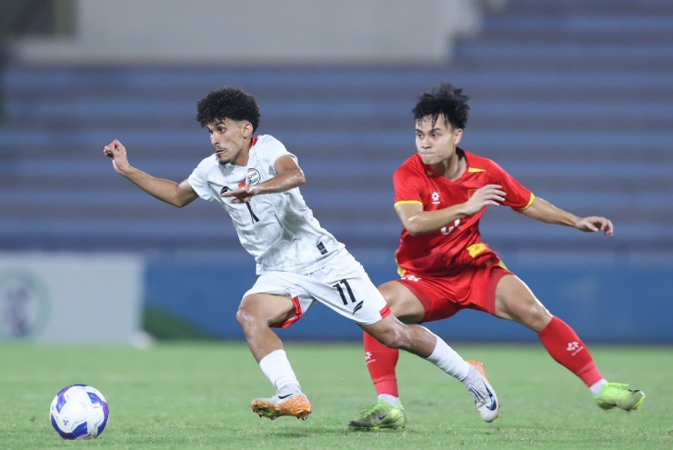 U23 Việt Nam chơi rất nỗ lực trong hiệp một